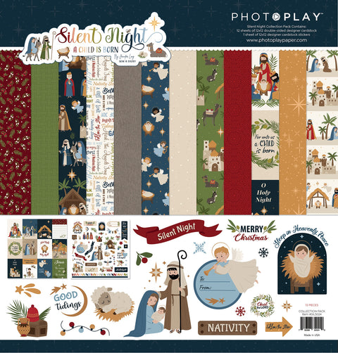 PhotoPlay - 12"x 12" Silent Night Paper Pack