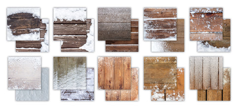 Craft Consortium - 6"x 6" Frosted Wood Double-Sided Paper Pad