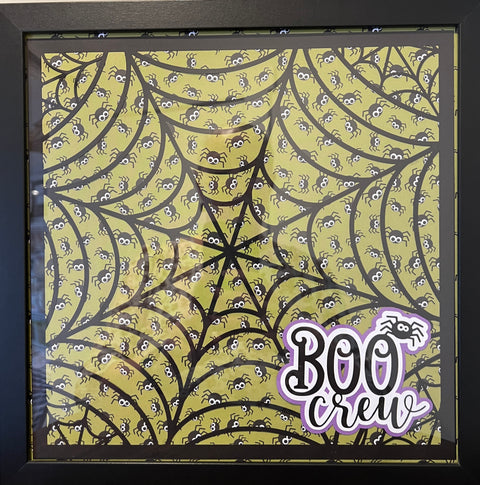 12"x 12" Boo Crew/Spiderweb Layout