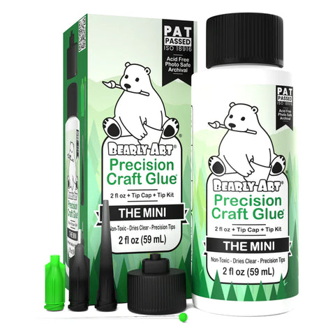 Bearly Art Precision Craft Glue "The Mini" - 2 oz