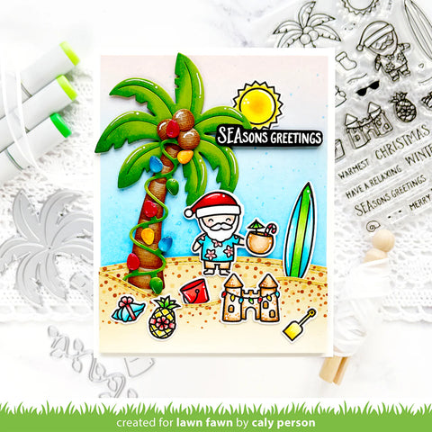 Lawn Fawn - Christmas Palm Tree Die