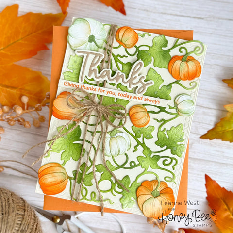 Honey Bee - Bold Background: Pumpkin Patch Die