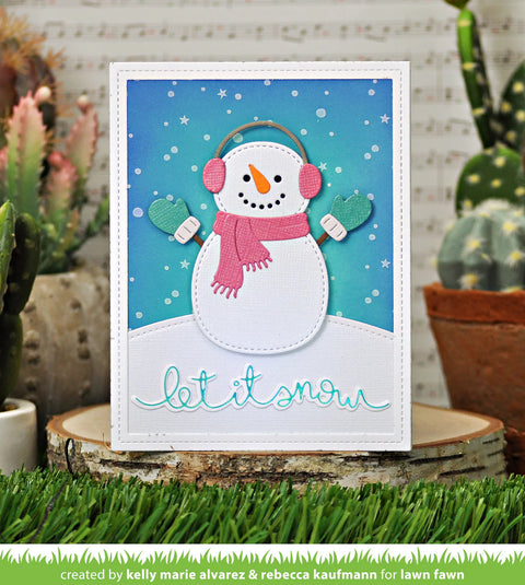 Lawn Fawn - Build-a-Snowman Dies
