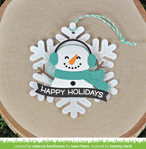 Lawn Fawn - Build-a-Snowman Dies