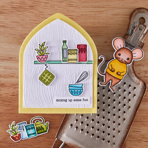 Hero Arts - On the Shelf Stamp & Die Combo