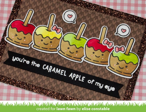 Lawn Fawn - Caramel Apple Stamp Set