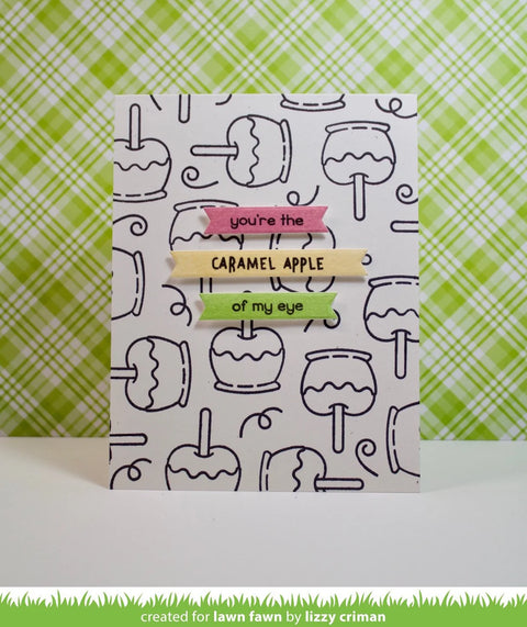 Lawn Fawn - Caramel Apple Stamp Set
