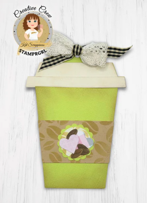 Kat Scrappiness - Cuppa Joe Gift Card Tag Die