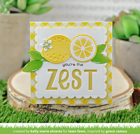 Lawn Fawn - Zesty Lemon Dies
