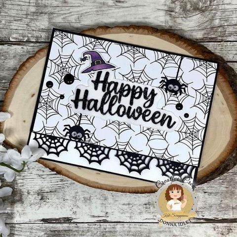 Kat Scrappiness - Happy Halloween Shadow Sentiment Die