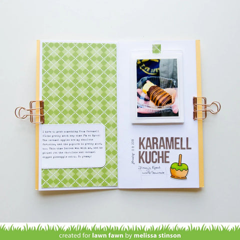Lawn Fawn - Caramel Apple Stamp Set