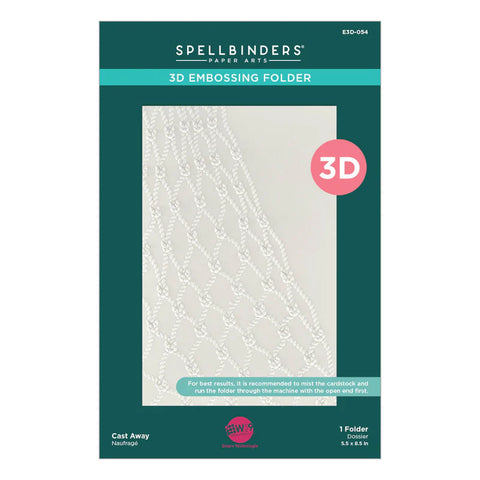 Spellbinders - Cast Away 3D Embossing Folder