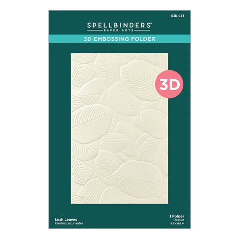 Spellbinders - Lush Leaves 3D Embossing Folder
