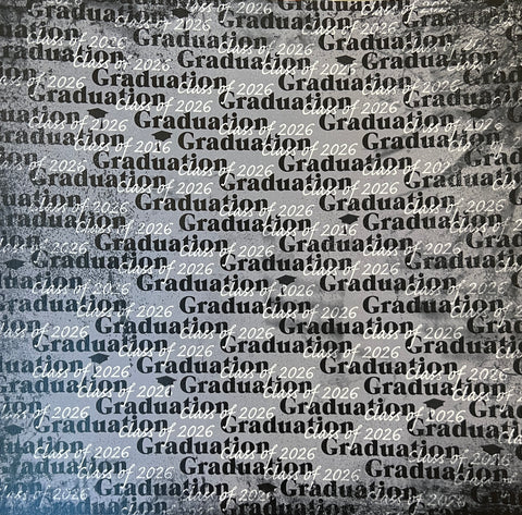 12" x 12" Class of 2026 Background Single-Sided Paper