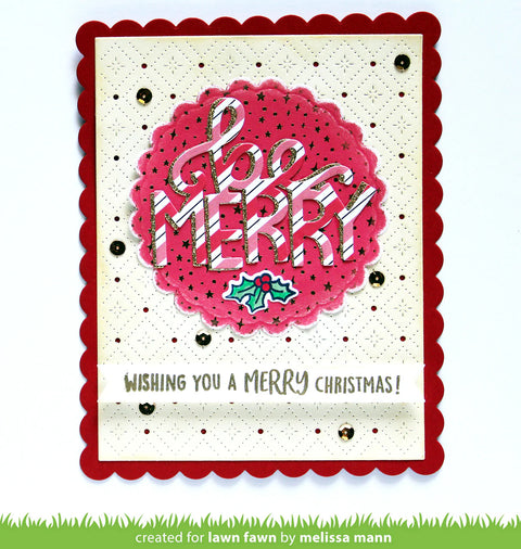 Lawn Fawn - Giant Be Merry Die