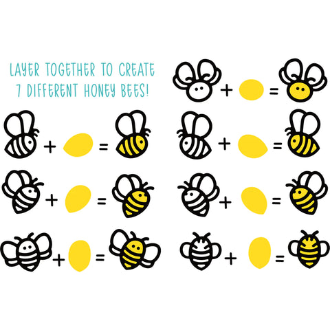 Honey Bee - Honey Bee Paper Piecing Dies