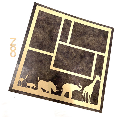 12"x 12" Zoo Layout