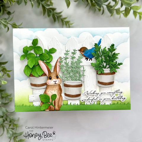 Honey Bee - Lovely Layers - Herb Garden Dies