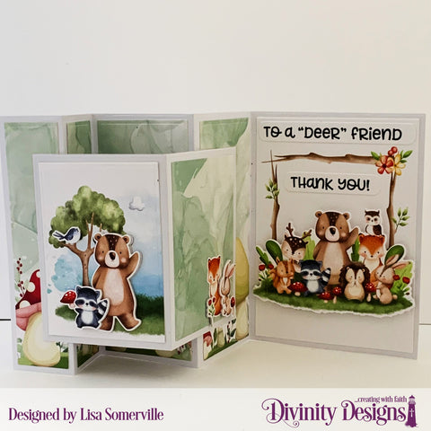 Divinity Designs - Woodland Wonderland Paper/Die Duo