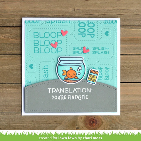 Lawn Fawn - Stitched Speech Bubble Backdrop Die