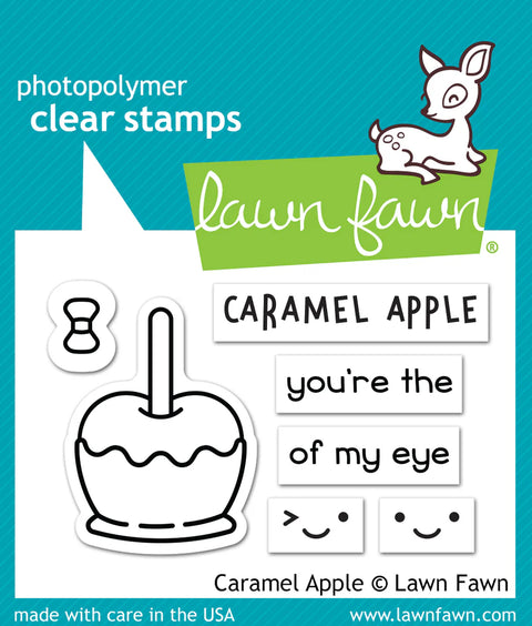 Lawn Fawn - Caramel Apple Stamp Set