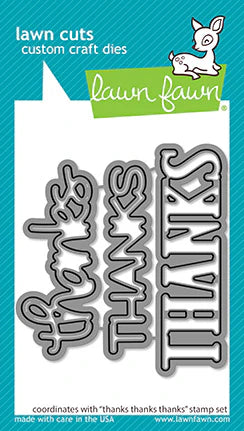 Lawn Fawn - Thanks Thanks Thanks Stamp Set