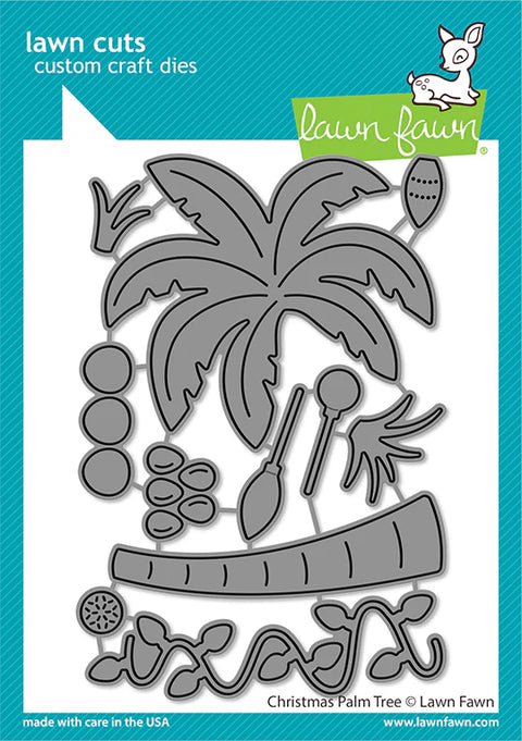 Lawn Fawn - Christmas Palm Tree Die
