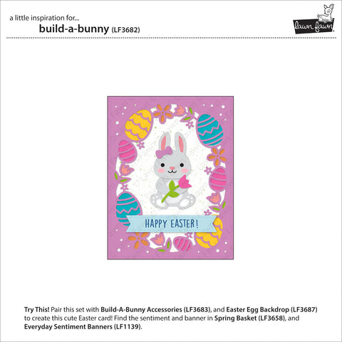 Lawn Fawn - Build-a-Bunny Dies