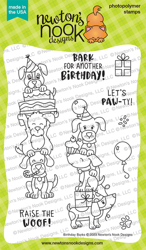 Newtons Nook - Birthday Barks Stamp Set