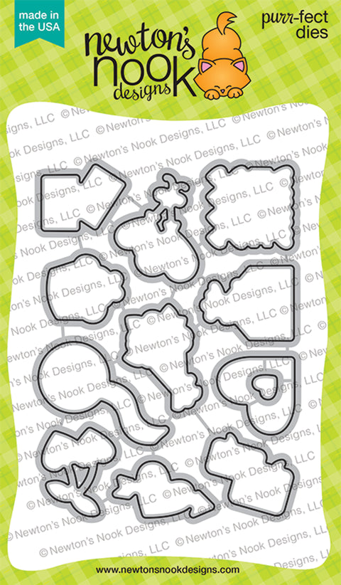 Newton's Nook - Valentine Postage Sampler Dies
