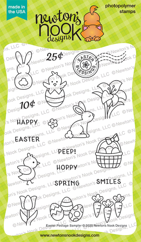 Newton's Nook - Easter Postage Sampler Dies
