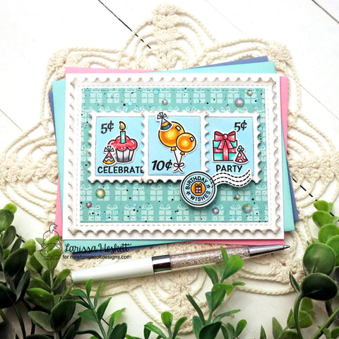 Newton's Nook - Birthday Postage Sampler Dies