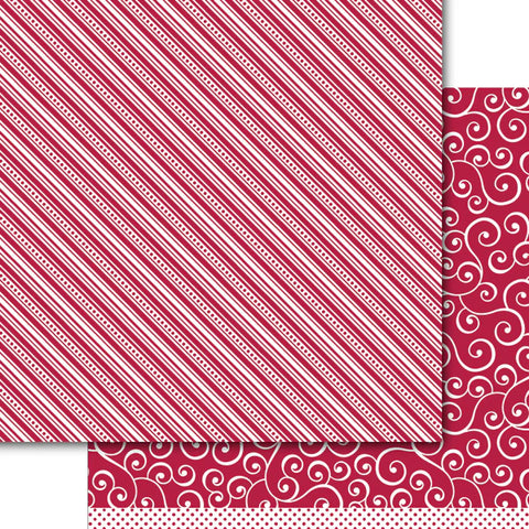 Dare 2B Artzy - Artzy Doodles Pomegranate Double-Sided Paper