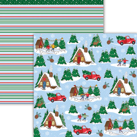 Dare 2B Artzy - Cabin Retreat (Winter Escape Collection) Double-Sided Paper