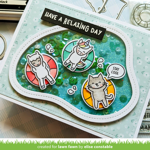 Lawn Fawn - Pool Party Stamp Set