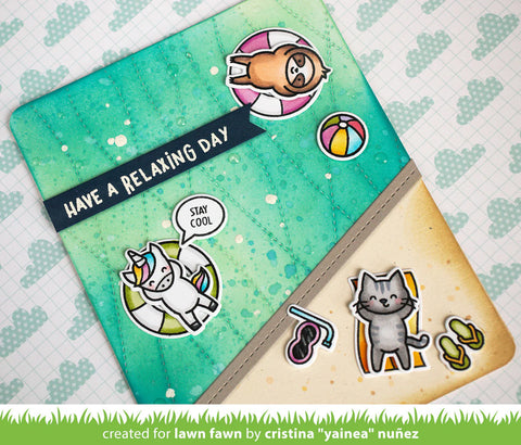Lawn Fawn - Pool Party Stamp Set