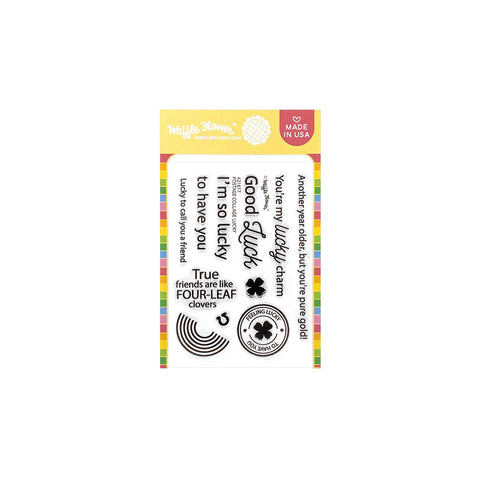 Waffle Flower - Postage Collage Lucky Stamp Set