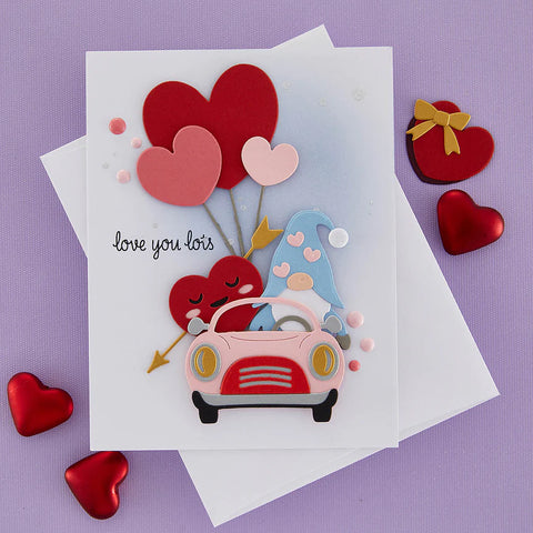 Spellbinders - Gnome Drive Hearts for You Dies