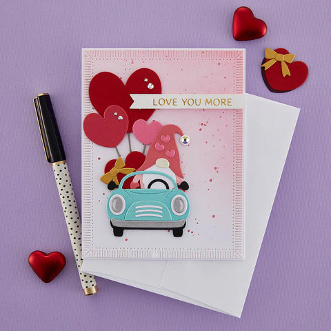 Spellbinders - Gnome Drive Hearts for You Dies