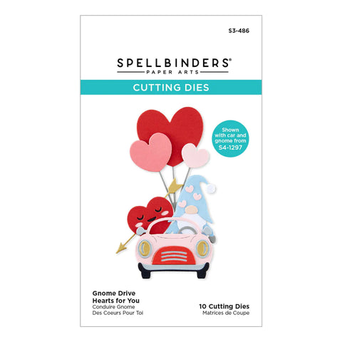 Spellbinders - Gnome Drive Hearts for You Dies