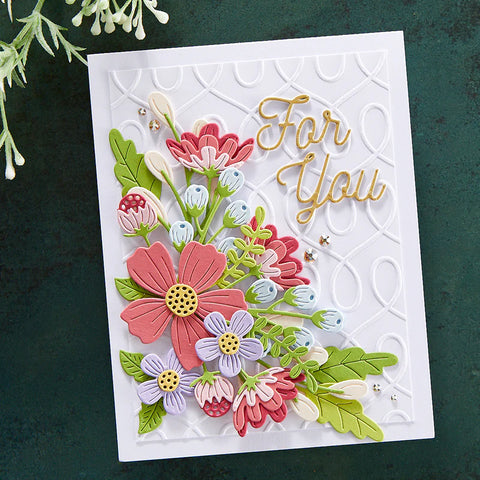 Spellbinders - Loops Embossing Folder (Be Bold Collection)