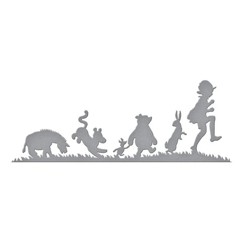 Spellbinders - Pooh & Friends Sihouette (Say Cheese Classic Pooh Collection with Simple Stories) Die