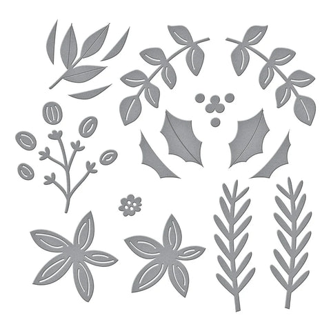 Spellbinders - Christmas Foliage (All About Christmas Collection) Dies