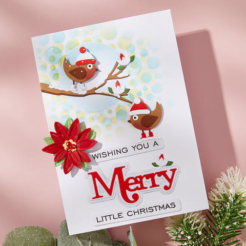 Spellbinders - Little Birdies (All About Christmas Collection) Dies