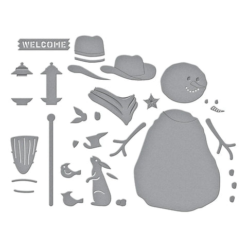 Spellbinders - Country Snowman (Country Christmas Collection) Dies