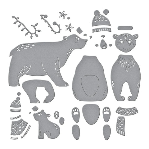 Spellbinders - Polar Bear Pals (North Pole Friends Collection) Dies