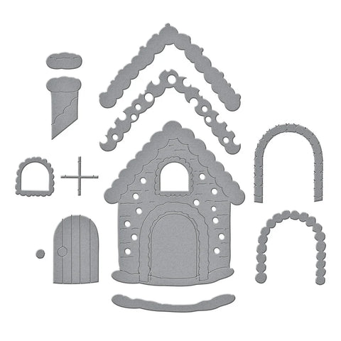 Spellbinders - Gingerbread House (Candy Christmas Collection) Dies