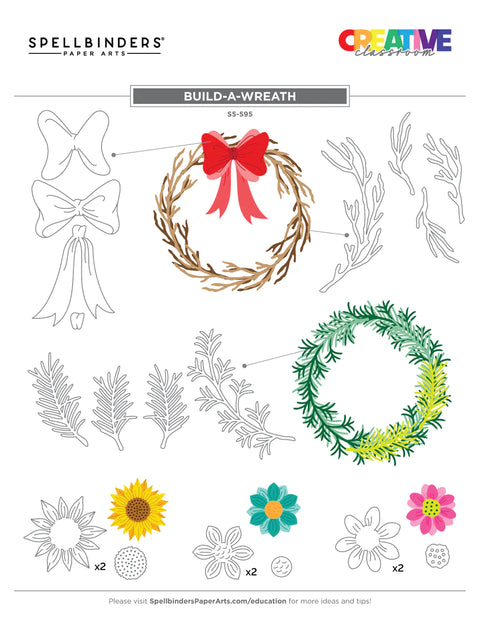 Spellbinders - Build-a-Wreath Dies