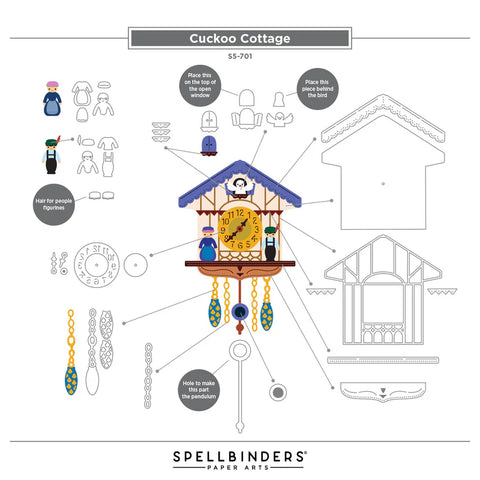 Spellbinders - Cucko Cottage (Cuckoo Cottage Collection) Dies