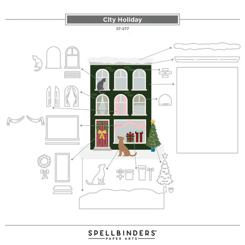 Spellbinders - City Holiday (City Holiday Collection) Dies